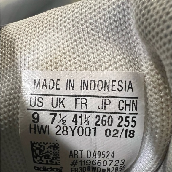 Adidas Advantage Cloudfoam Ortholite Float White & Rose Gold Women’s Size 9 - Picture 12 of 12